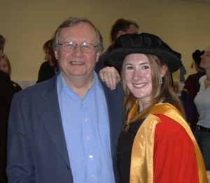 Me and Grenville Turner at my PhD graduation in 2005